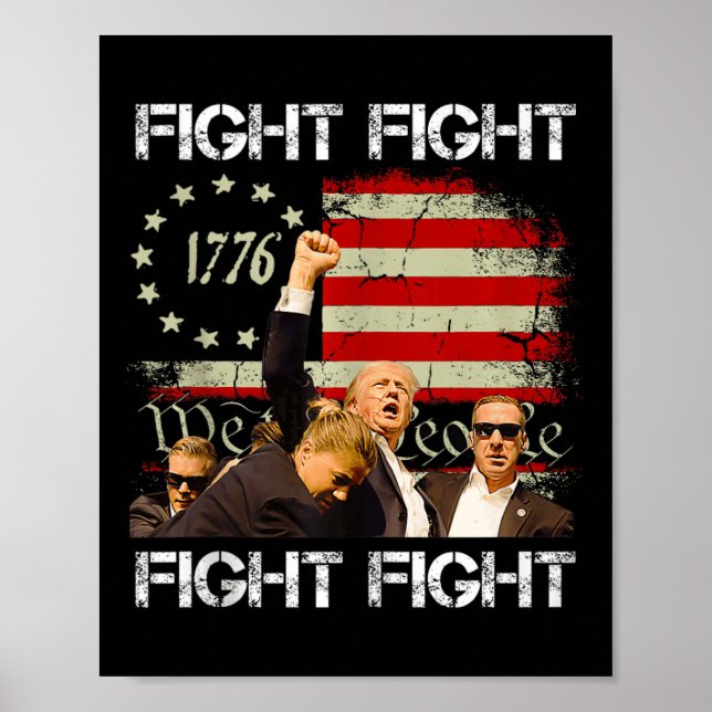 Póster Lucha Trump Vance 2024 (Frente)