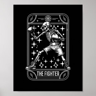 Póster Luchador de boxeo - Guantes Esparring Boxer Ta