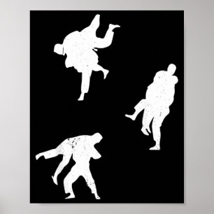 Póster luchador de Jiu Jitsu brasileño - Jiu Jitsu marcia