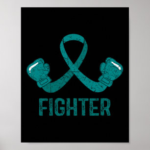 Póster Luchador de la conciencia sobre la enfermedad rena