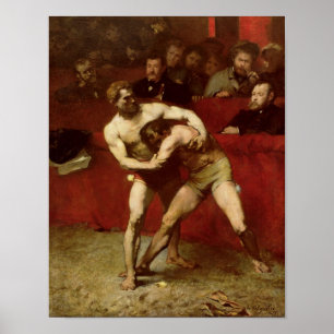 Póster Luchadores, 1875