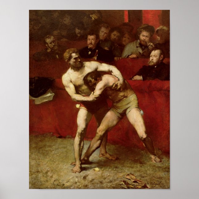 Póster Luchadores, 1875 (Frente)