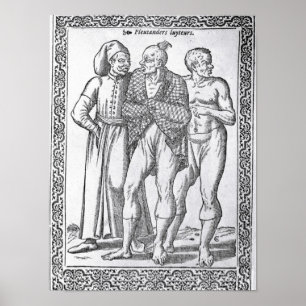 Póster Luchadores turcos