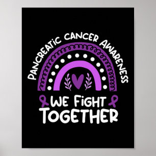 Póster Luchamos juntos contra el cáncer de páncreas Conci
