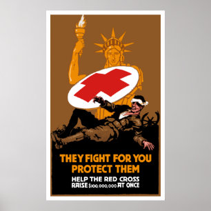 Póster Luchan Por Protegerlos