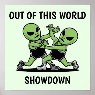 Póster Luchando contra los extranjeros