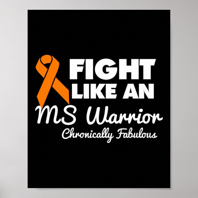 Póster Luchar Como Una Señora Warrior Conciencia Múltiple (Frente)