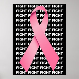 Póster Luchar contra el beneficio del cáncer
