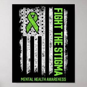 Póster Luchar Contra El Estigma De La Ley De Salud Mental