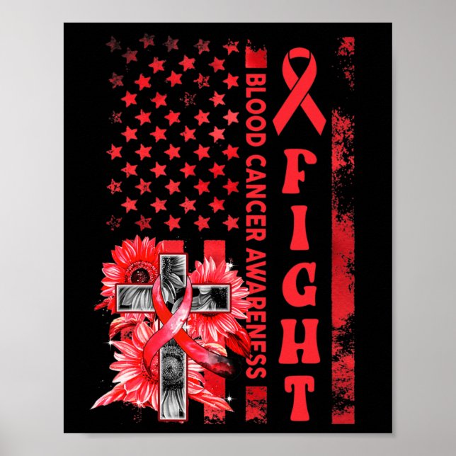 Póster Luchar contra la bandera de los Estados Unidos de  (Frente)
