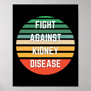 Póster Luchar contra la enfermedad renal