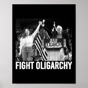 Póster Luchar Contra La Oligarquía Y Protestar Contra Ber