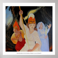 Luchar contra la oscuridad: Atenea, Apolo y Persep