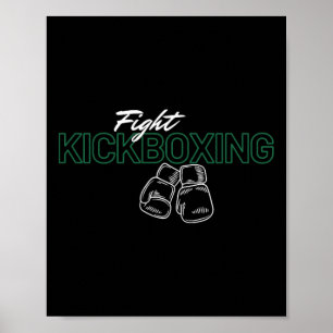 Póster Luchar Kickboxing