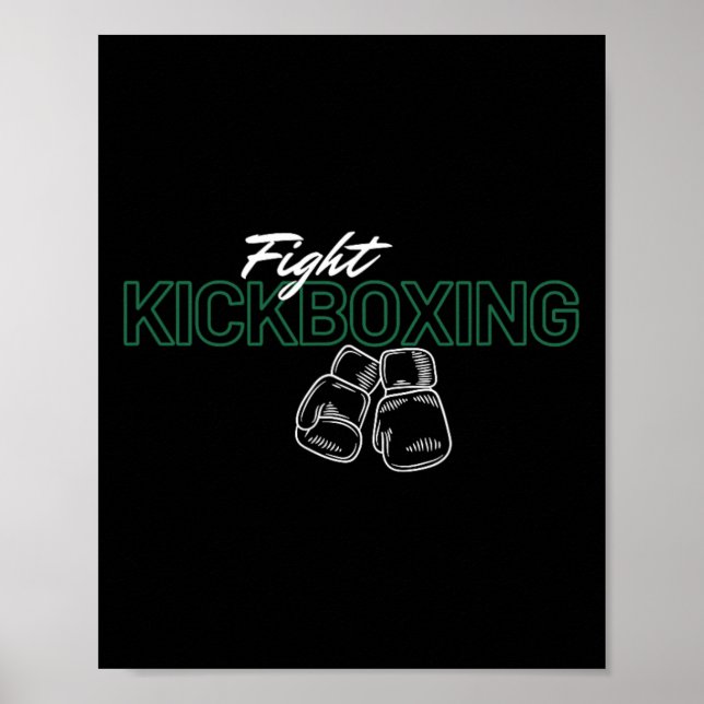 Póster Luchar Kickboxing  (Frente)