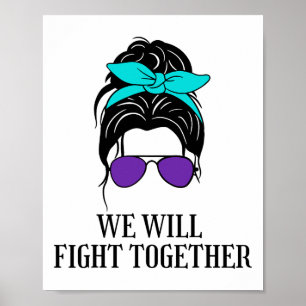 Póster Lucharemos Juntos Contra Las Conciencia De La Prev