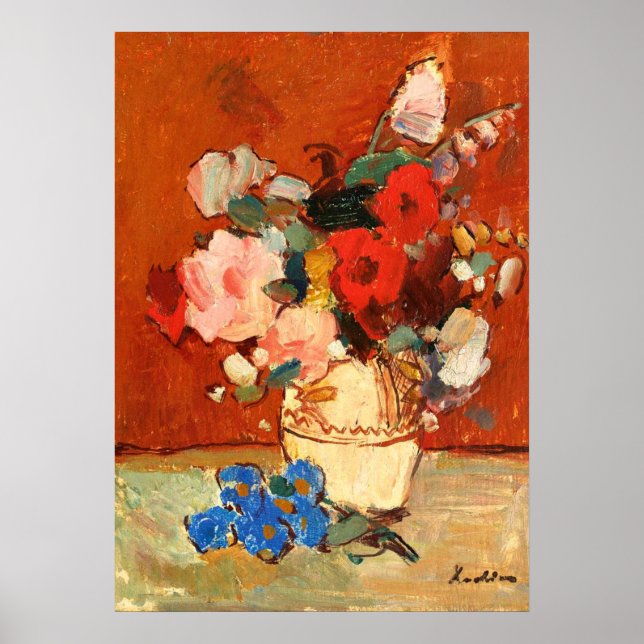 Póster Luchian - Flores de verano (Frente)