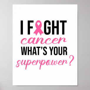 Póster Lucho contra el cáncer: ¿Cuál es tu superpoder del
