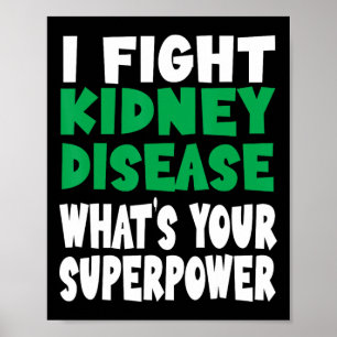 Póster Lucho contra la enfermedad renal Conciencia de tu