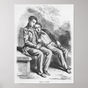 Póster Lucien de Rubempre y David Sechard