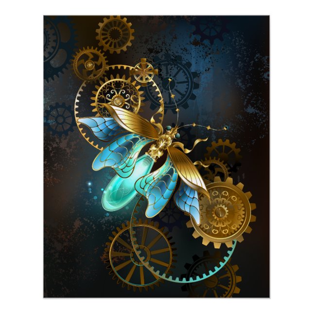 Póster Luciérnaga de Steampunk (Anverso)