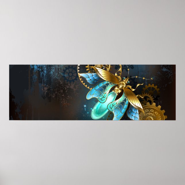 Póster Luciérnaga de Steampunk (Frente)