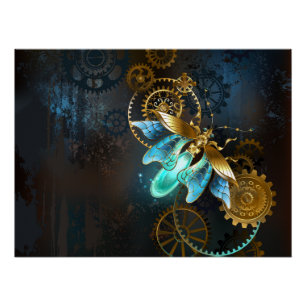 Póster Luciérnaga Steampunk