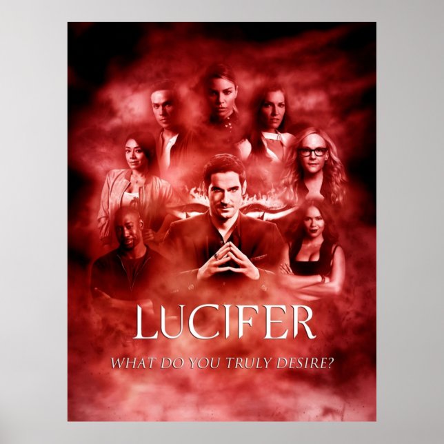 Póster Lucifer Cast (Frente)