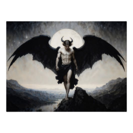 Póster Lucifer Fantasía Oscura