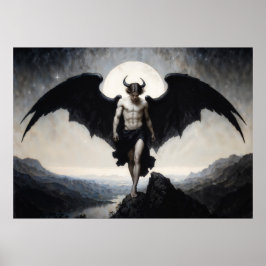 Póster Lucifer Fantasía Oscura