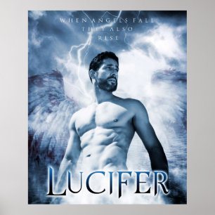 Póster Lucifer Morningstar Cuando Caen Los Ángeles Tambié