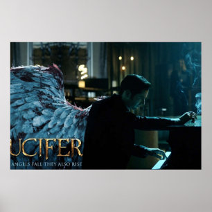 Póster Lucifer Piano Wings