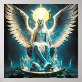 Póster Lucifer representa su luz y su característica