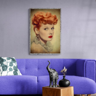 Póster Lucille Ball Vintage Classic, elegante Poster