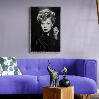 Póster Lucille Ball Vintage Classic, elegante Poster