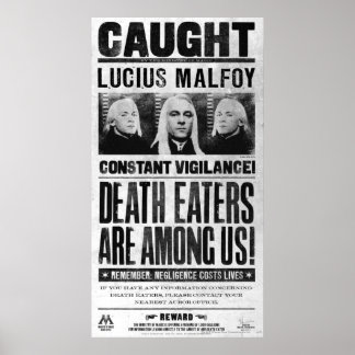 Póster Lucius Malfoy Quería Poster