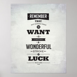 Póster Luck - 8"x10" Art Print