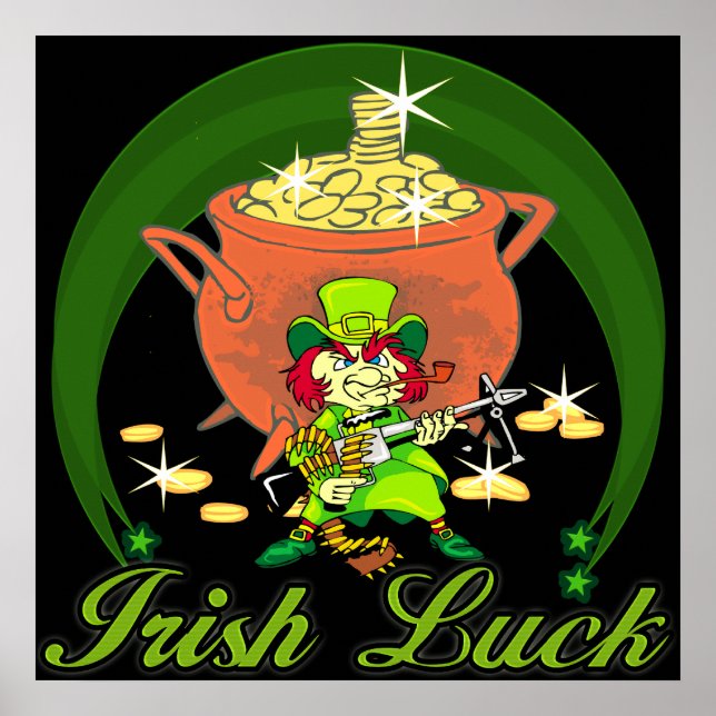 Póster Luck irlandés (Frente)