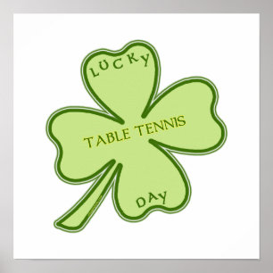 Póster Lucky Day Ping Pong