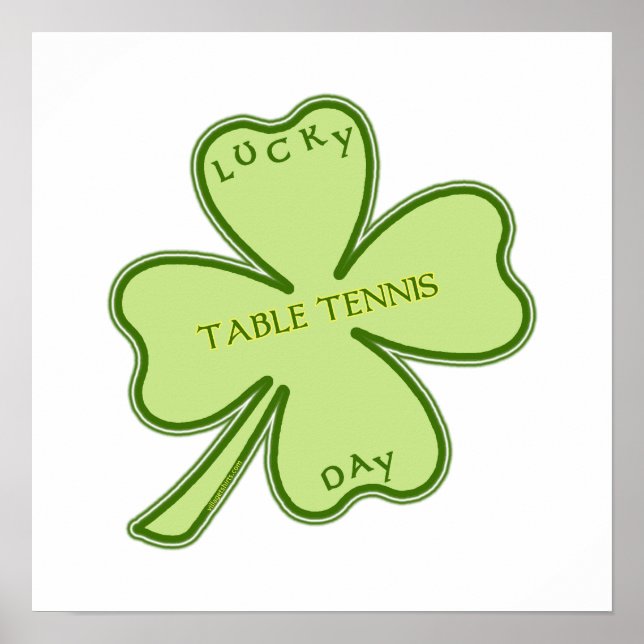 Póster Lucky Day Ping Pong (Frente)