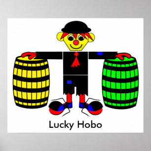 Póster Lucky Hobo - Los años 20