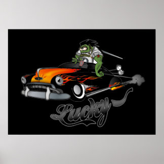 Póster "Lucky" Lead Sled Art Poster