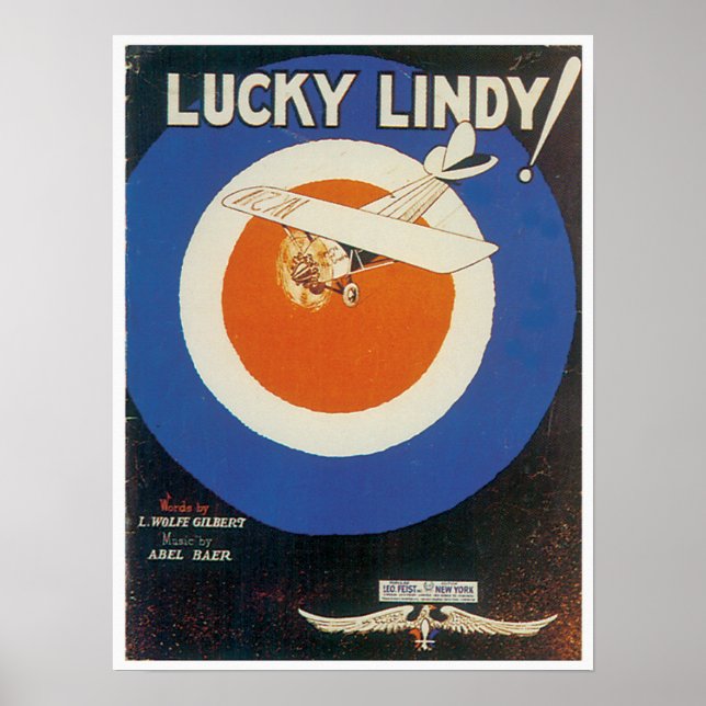 Póster Lucky Lindy (Frente)