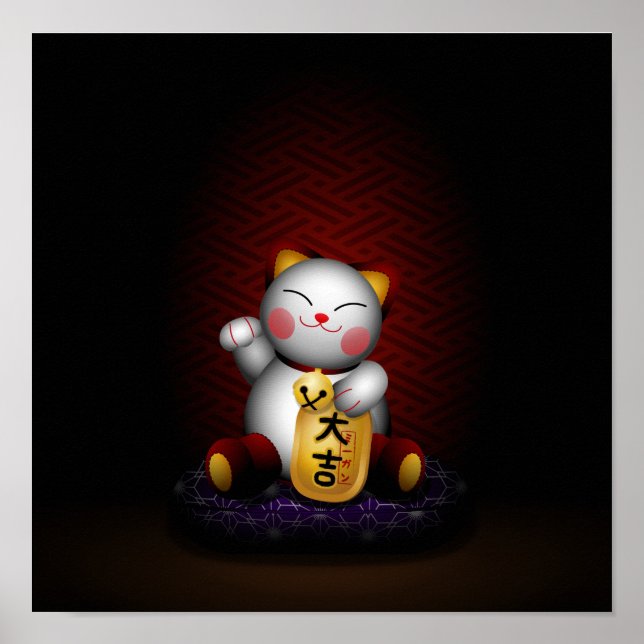 Póster Lucky Maneki Neko (Frente)
