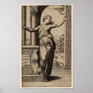 Póster Lucretia - El suicidio de Lucretia - Raimondi