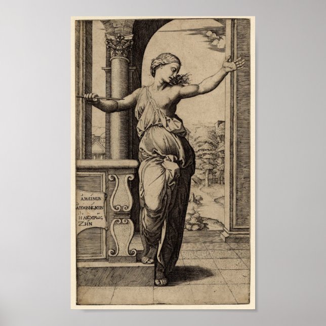 Póster Lucretia - El suicidio de Lucretia - Raimondi (Frente)