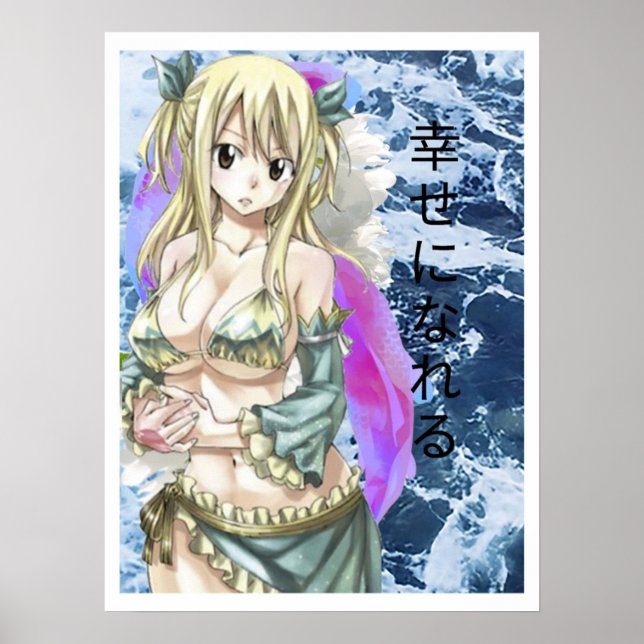 Póster Lucy Heartfilia Fairy Tail (Frente)