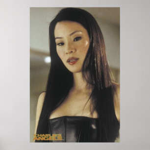 Póster Lucy Liu, ángeles de Charlies