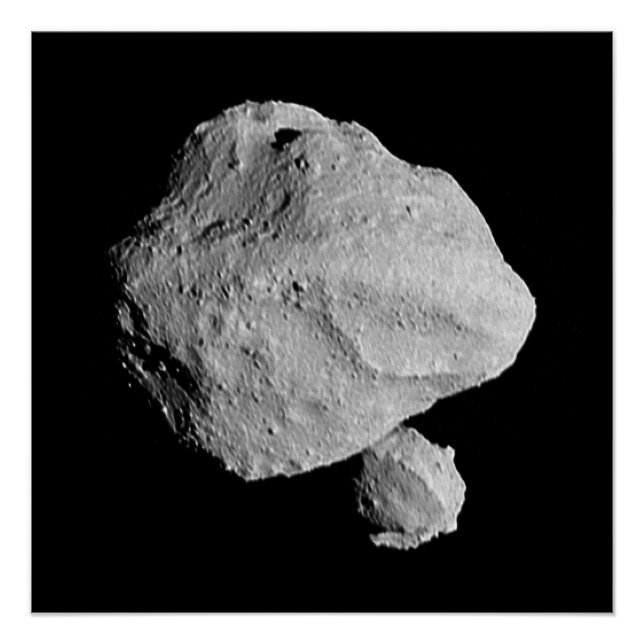 Póster Lucy Mission Dinkinesh Binary Asteroid (Anverso)