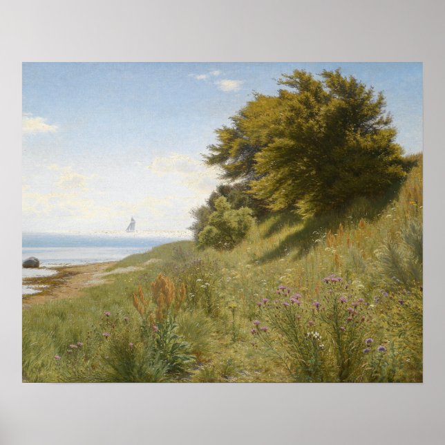 Póster Ludvig Kabell - Día de verano en el mar (Frente)